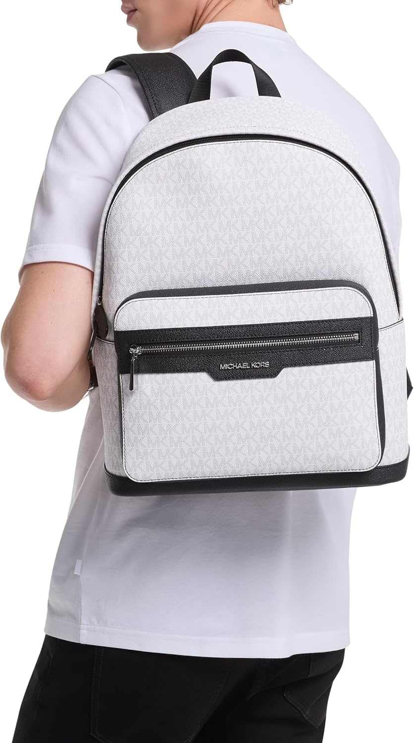 image:imageMichael Kors Mens Malone Backpack Blue Multi One SizeBright White