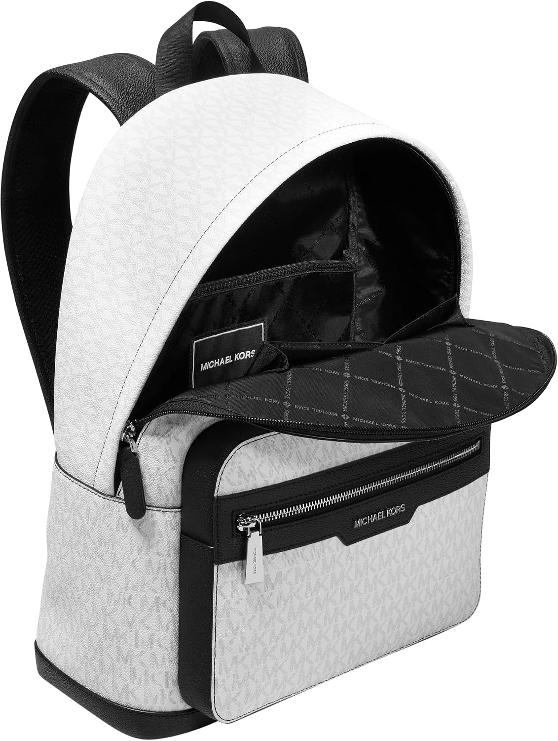 image:imageMichael Kors Mens Malone Backpack Blue Multi One SizeBright White