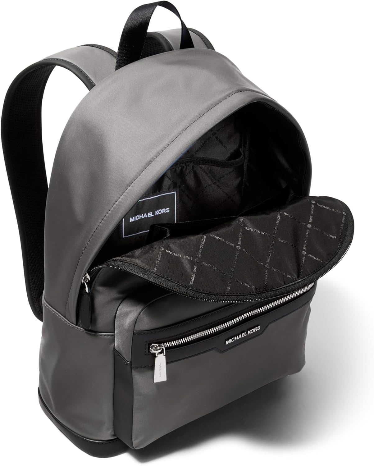 image:imageMichael Kors Mens Malone Backpack Blue Multi One SizeSilvertone HardwareStorm