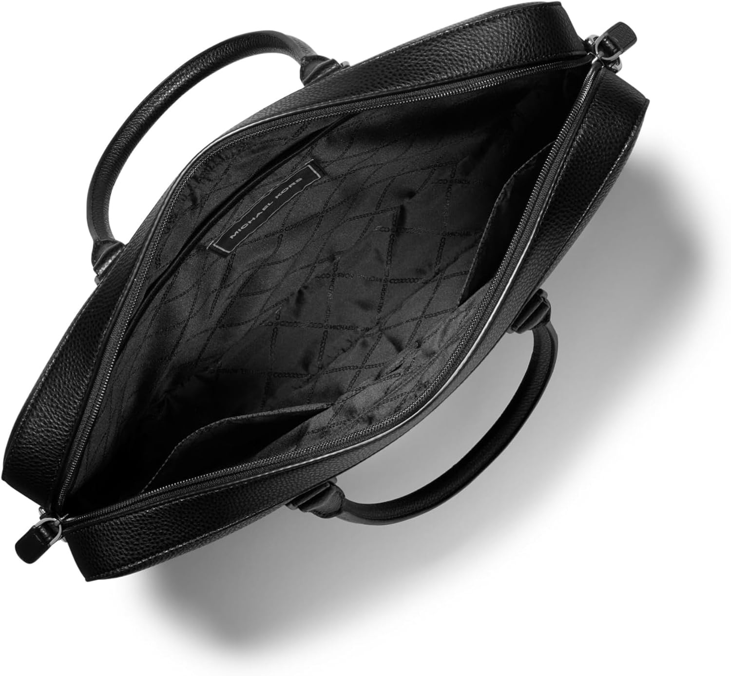 image:imageMichael Kors Mens Malone Briefcase SilverTone HardwareBlack