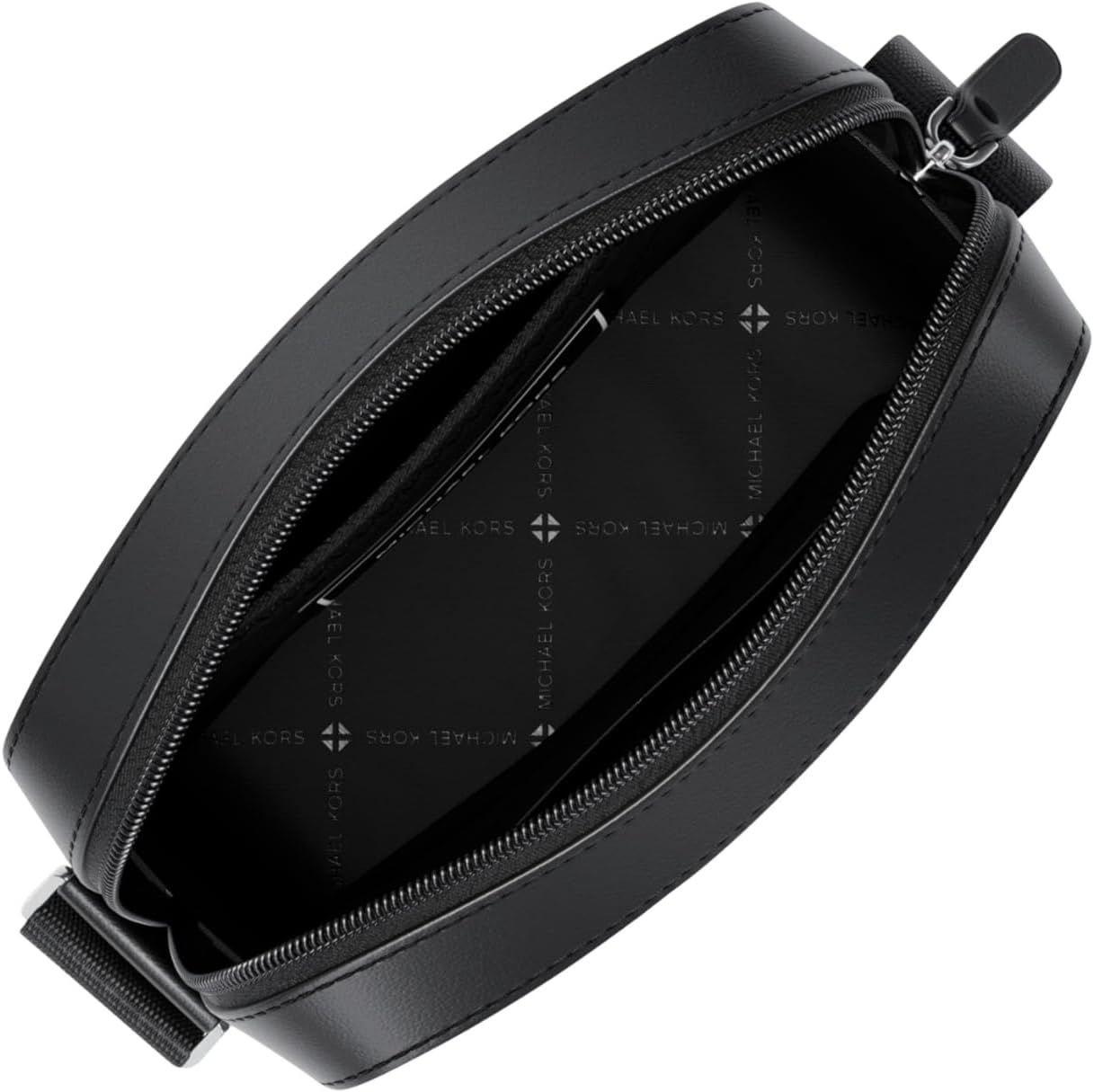 image:imageMichael Kors Mens Malone Flight BagSilvertone HardwareBrownBlack Signature
