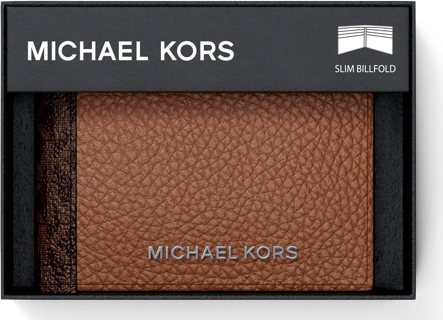 image:imageMichael Kors Mens Mason Billfold WalletMK SignatureLeatherLuggage Multi