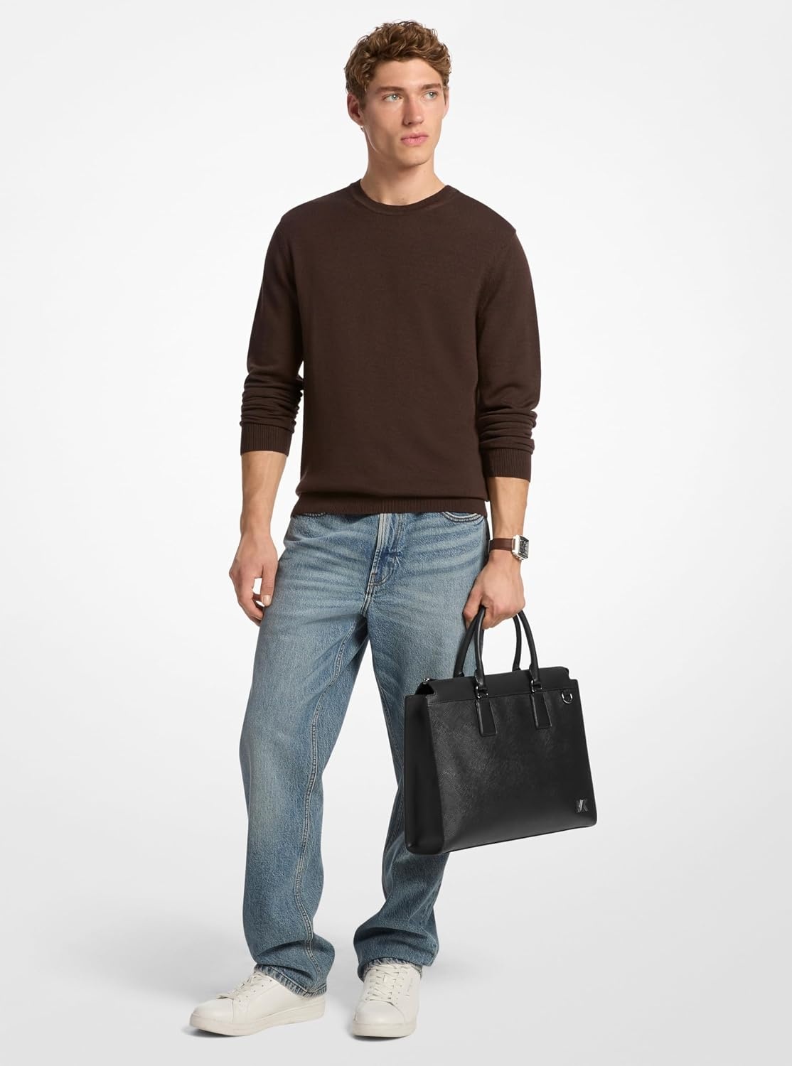 image:imageMichael Kors Mens Mens Edison Portfolio BriefcaseBlack HardwareBlack