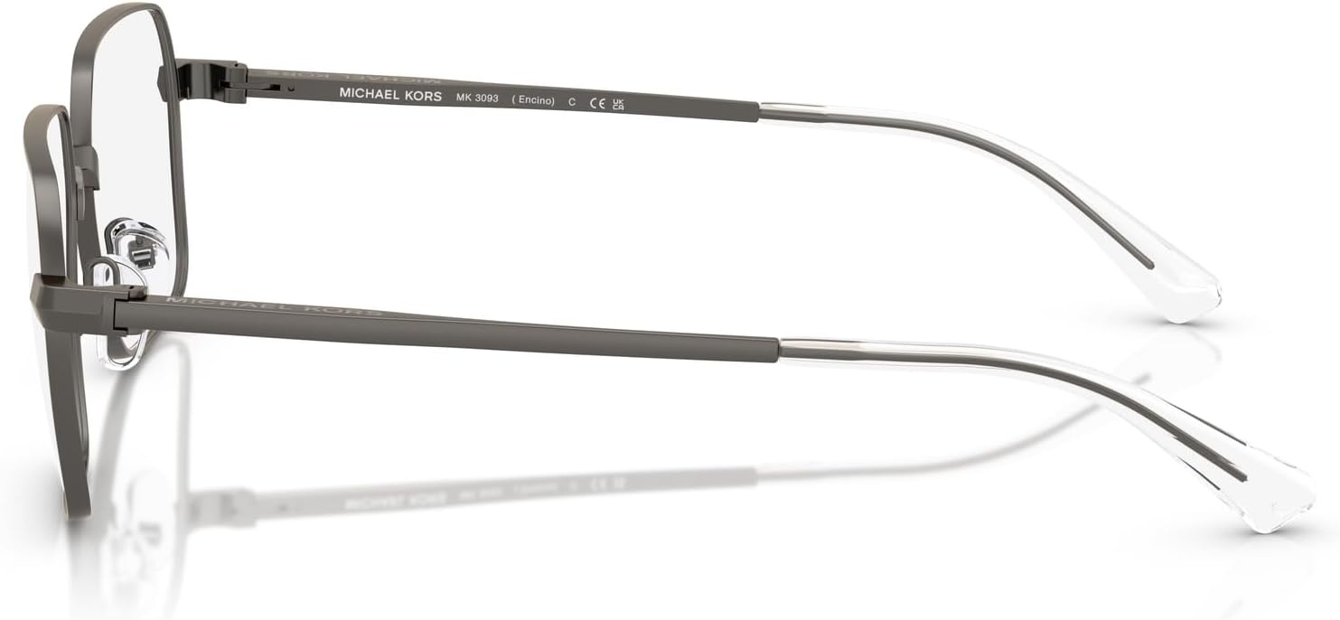 image:imageMichael Kors Mens Mk3093 Encino Square Prescription Eyewear FramesMatte GunmetalDemo Lens