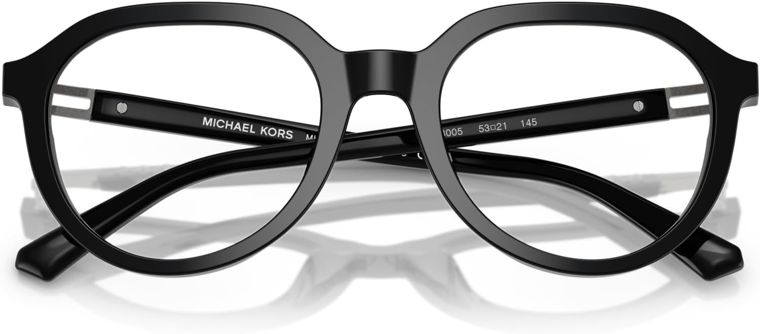 image:imageMichael Kors Mens Mk4129 Redwood Round Prescription Eyewear FramesBlackDemo Lens