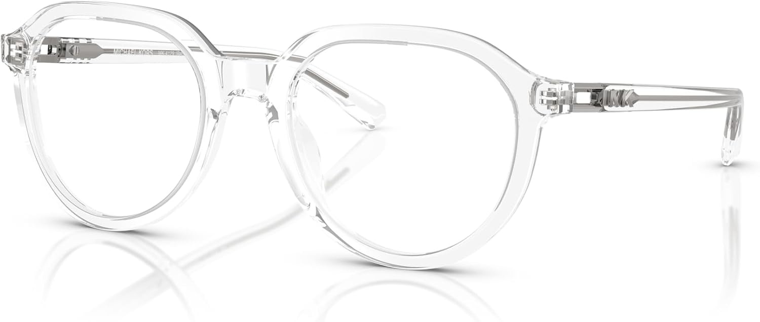 image:imageMichael Kors Mens Mk4129 Redwood Round Prescription Eyewear FramesClearDemo Lens