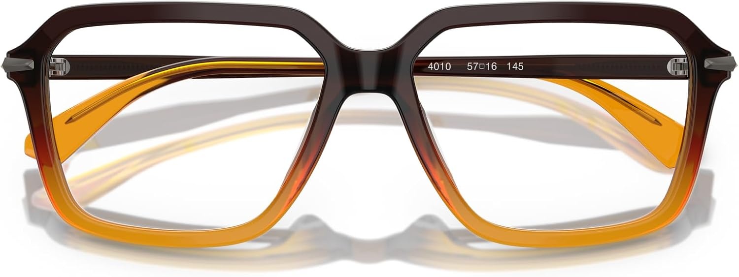 image:imageMichael Kors Mens Mk4159u Saguaro Universal Fit Square Prescription Eyewear FramesAmber GradientDemo Lens