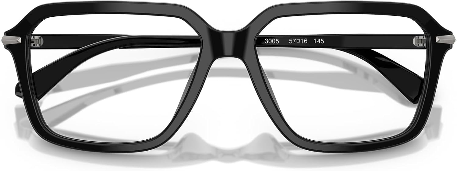 image:imageMichael Kors Mens Mk4159u Saguaro Universal Fit Square Prescription Eyewear FramesBlackDemo Lens