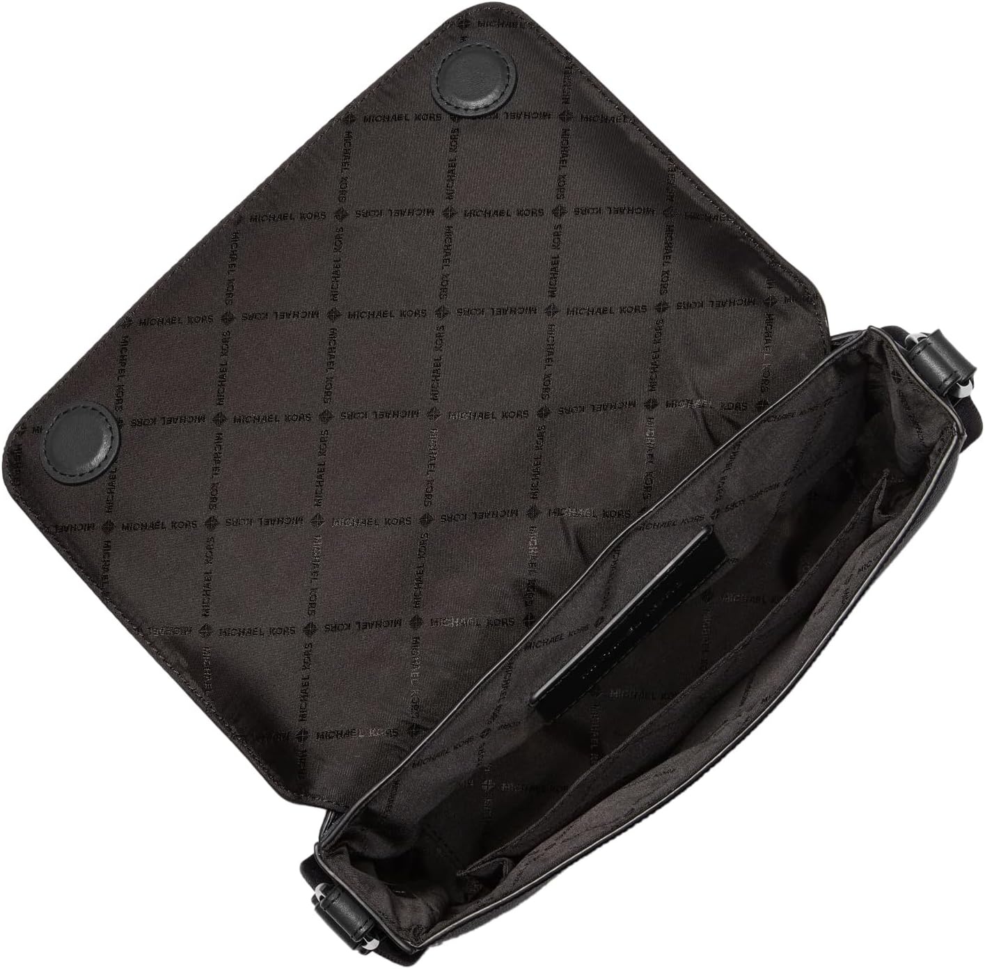 image:imageMichael Kors Unisex Edison Mini Flap Crossbody Bag With PouchBlack