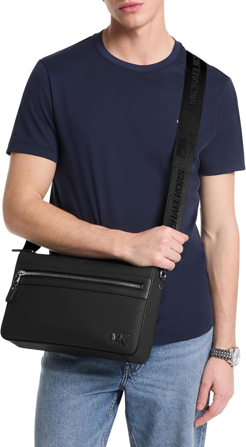 image:imageMichael Kors Unisex Edison Tech Medium MessengerBlack