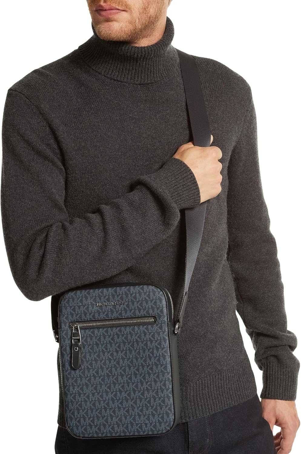 image:imageMichael Kors Unisex Varick Flight BagNavy