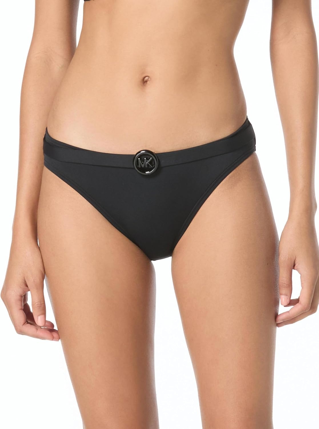 image:imageMichael Kors Womens Bubble Logo Ring Solid BottomBlack