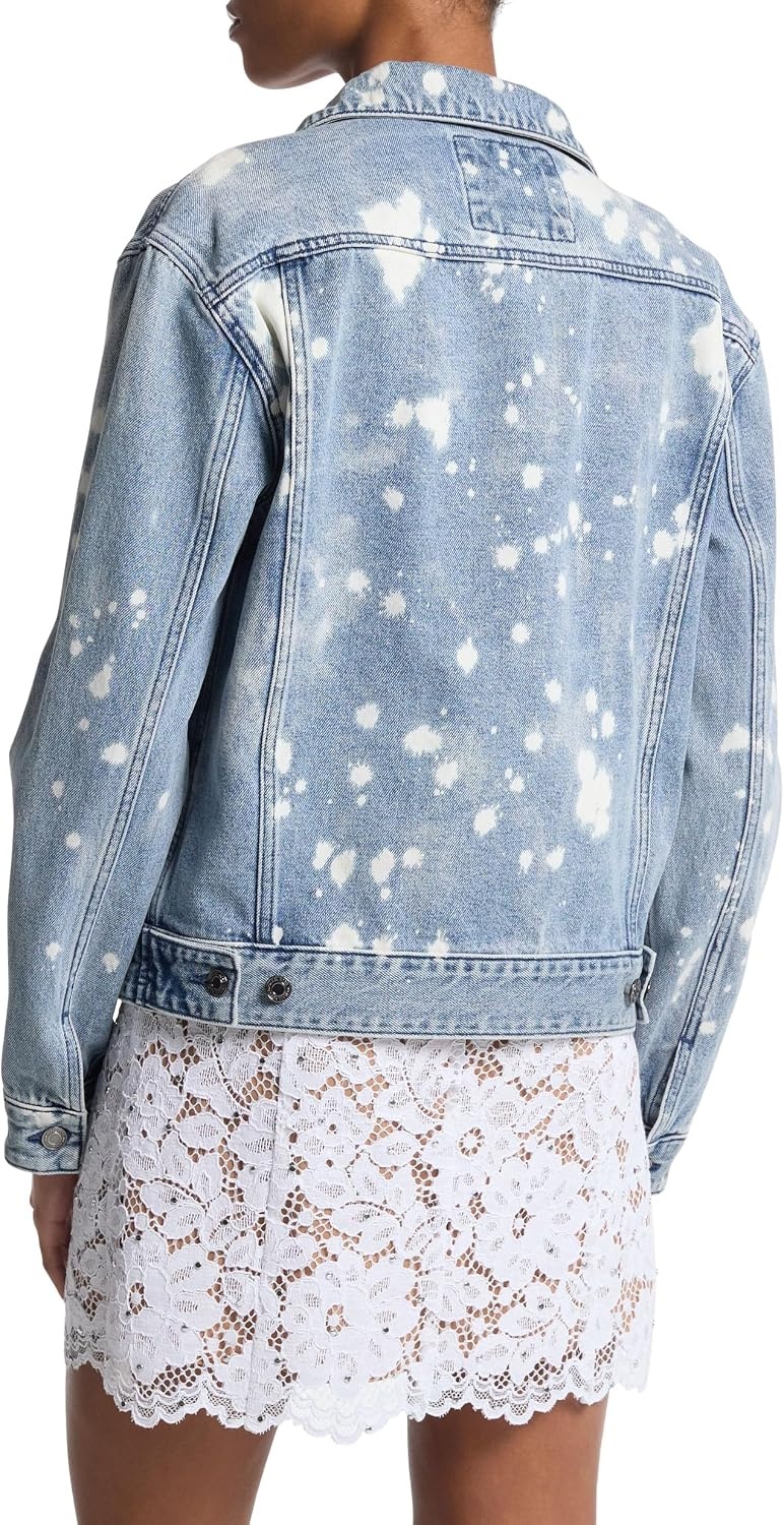 image:imageMichael Kors Womens Denim Trucker JacketUnion Wash