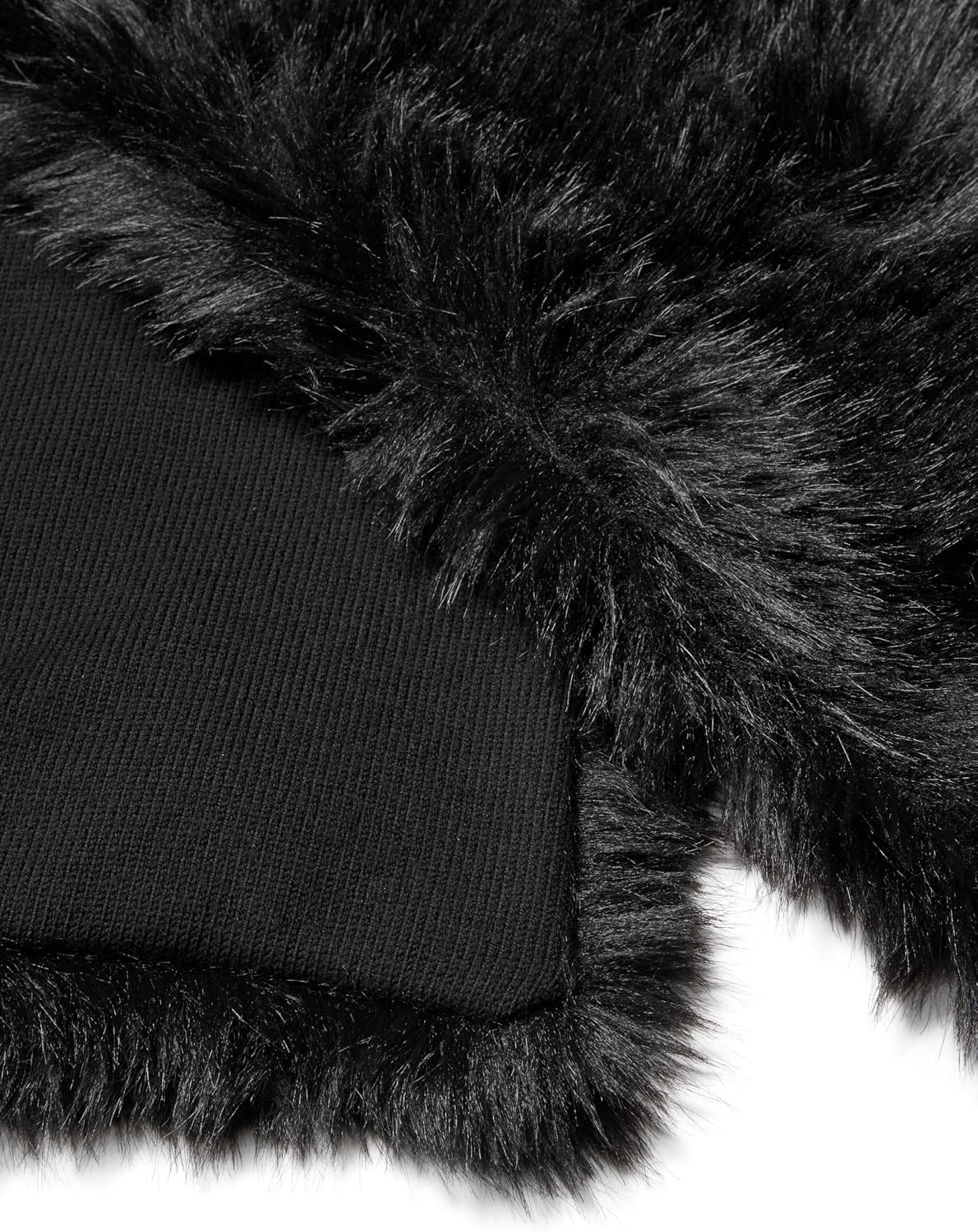 image:imageMichael Kors Womens Faux Fur Merino Scarf Black One Size