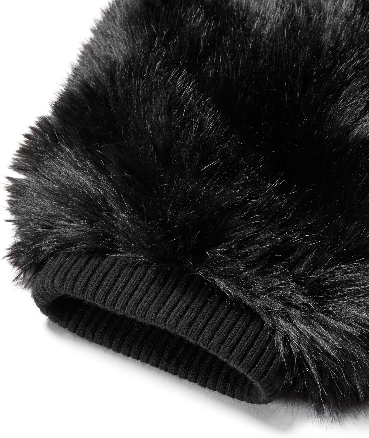 image:imageMichael Kors Womens Faux Fur Ski Leg Warmer BlackBlack One Size