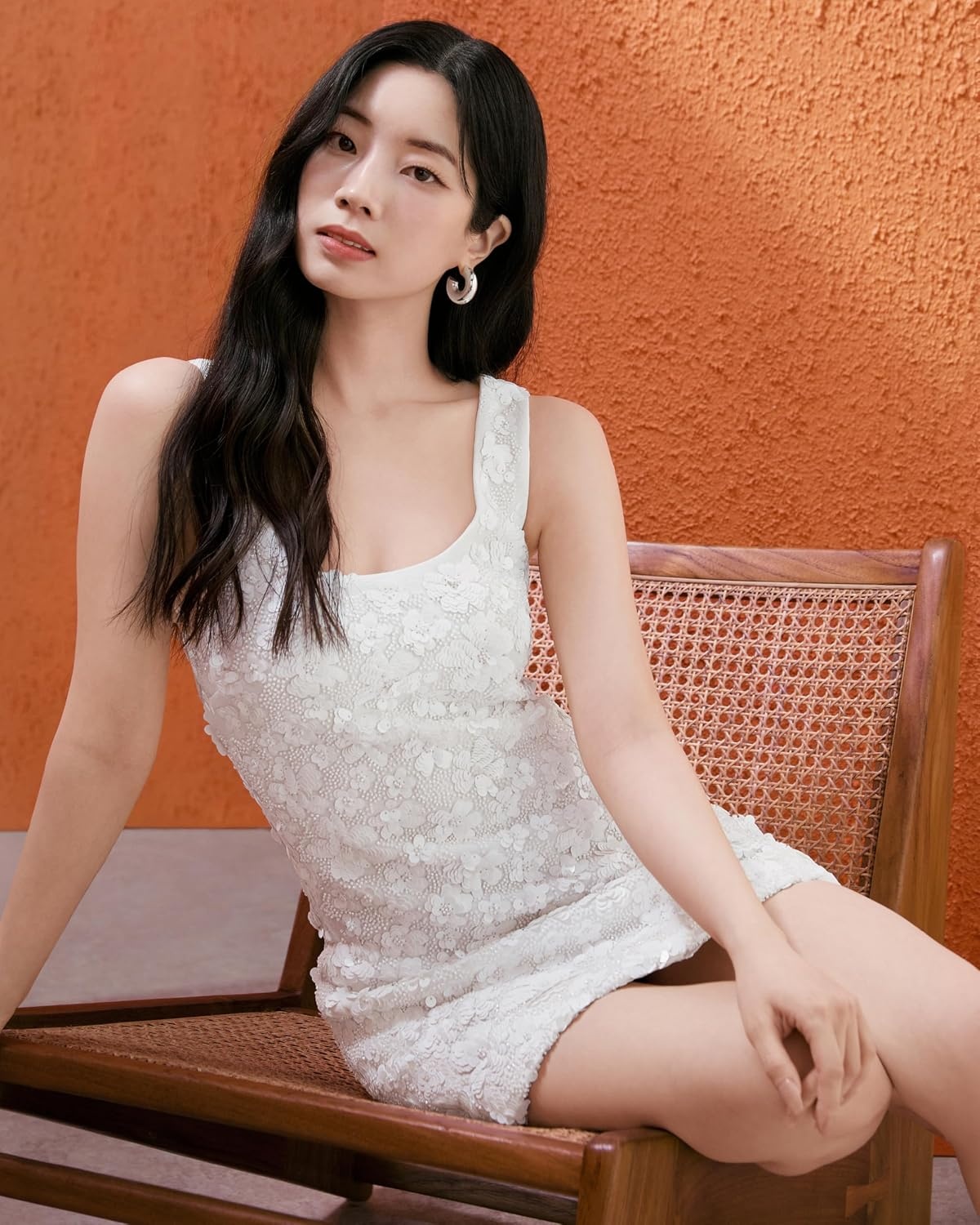 image:imageMichael Kors Womens Floral Sequin Tank Mini DressWhite