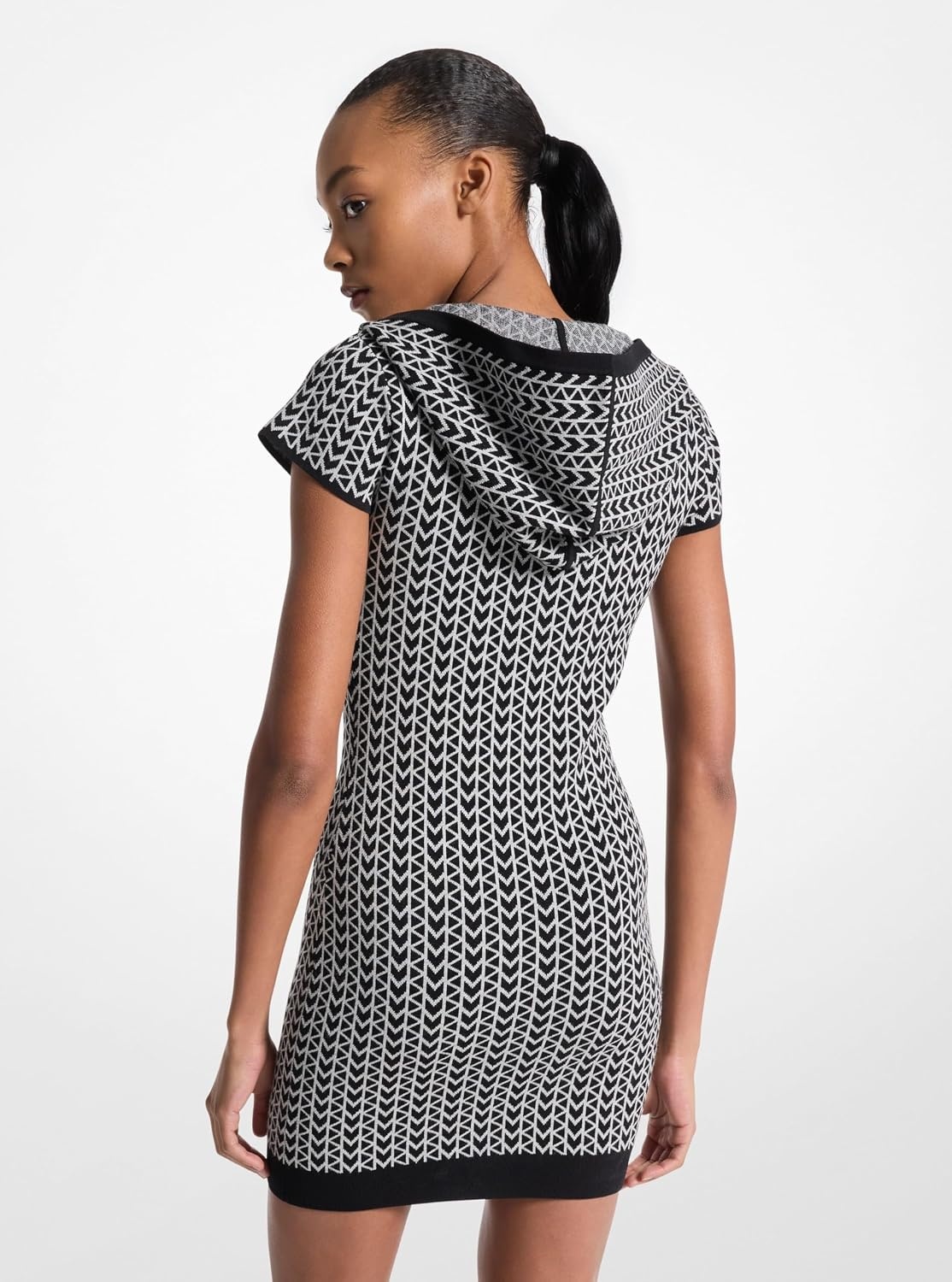 image:imageMichael Kors Womens Hooded Zip DressNickel