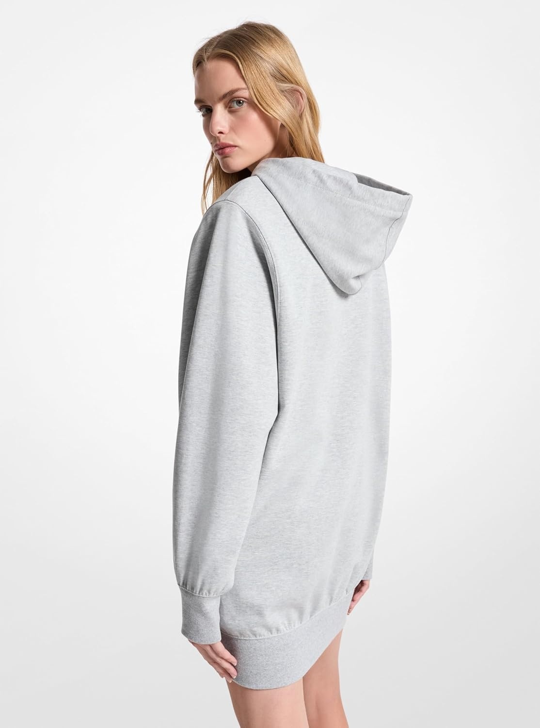 image:imageMichael Kors Womens Hoodie DressPearl Heather
