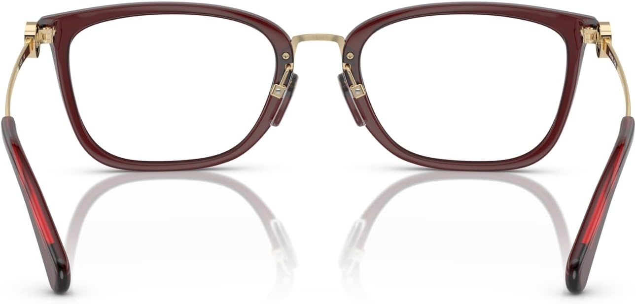 image:imageMichael Kors Womens MK4054 Captiva Rectangular Prescription Eyewear FramesDark RedDemo Lens
