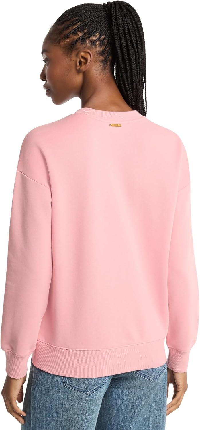 image:imageMichael Kors Womens Mk Shadow Embossed Logo CrewPrimrose