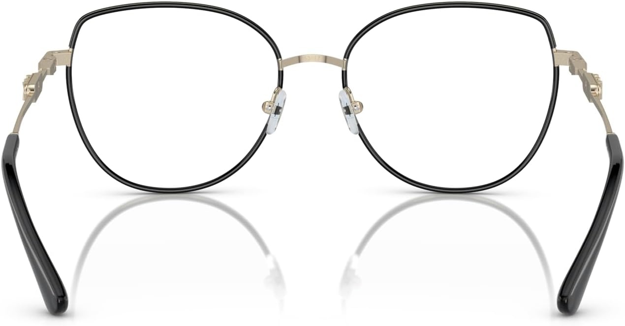 image:imageMichael Kors Womens Mk3066j Empire Round Prescription Eyewear FramesLight GoldBlackDemo Lens