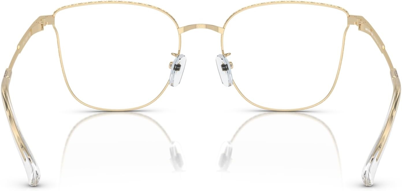 image:imageMichael Kors Womens Mk3073d KOH Lipe Cat Eye Prescription Eyewear FramesLight GoldDemo Lens