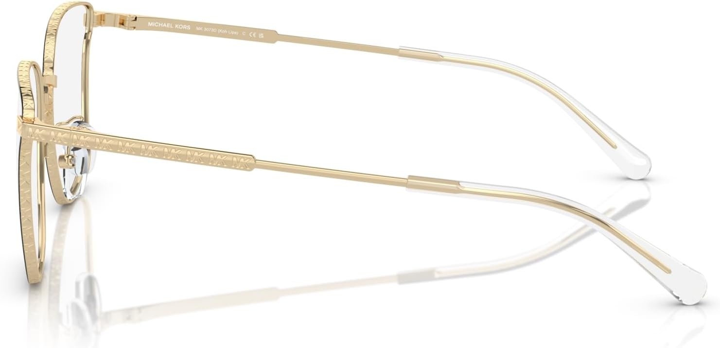 image:imageMichael Kors Womens Mk3073d KOH Lipe Cat Eye Prescription Eyewear FramesLight GoldDemo Lens