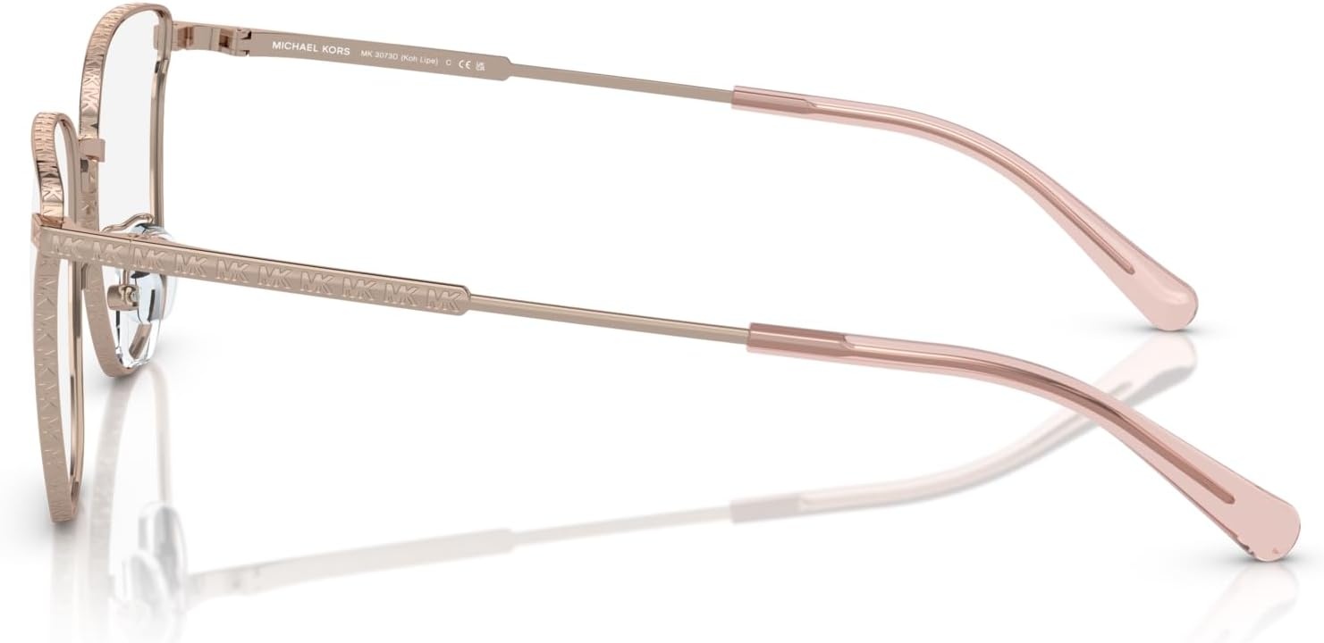 image:imageMichael Kors Womens Mk3073d KOH Lipe Cat Eye Prescription Eyewear FramesRose GoldDemo Lens
