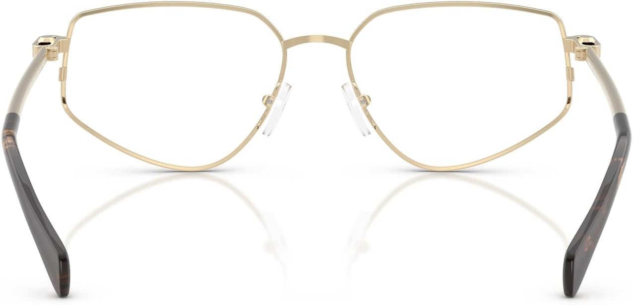 image:imageMichael Kors Womens Mk3088 Mendoza Rectangular Prescription Eyewear FramesLight Gold ShinyDemo Lens