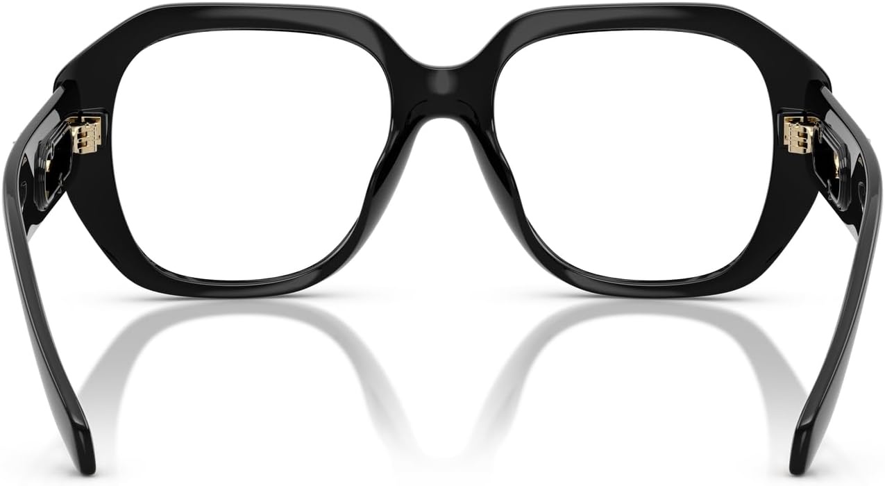 image:imageMichael Kors Womens Mk4148u Valletta Universal Fit Square Prescription Eyewear FramesBlackDemo Lens