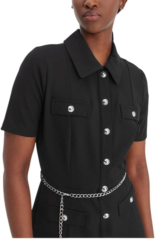 image:imageMichael Kors Womens Multi Pocket Mini DressBlack