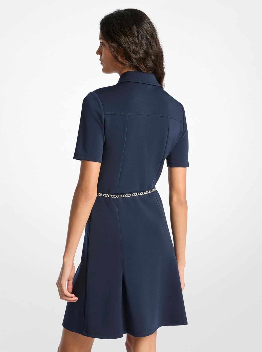 image:imageMichael Kors Womens Multi Pocket Mini DressMidnight Blue