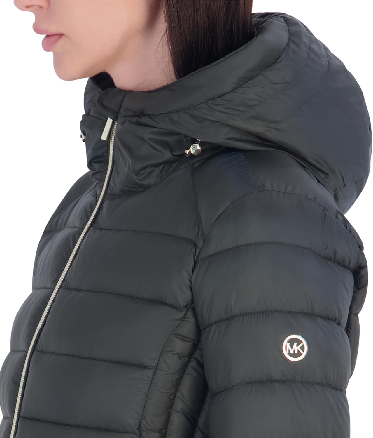 image:imageMichael Kors Womens Packable Puffer Jacket Lightweight Down AlternativeIvy