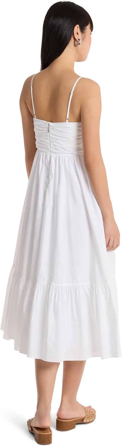 image:imageMichael Kors Womens Poplin Midi DressWhite