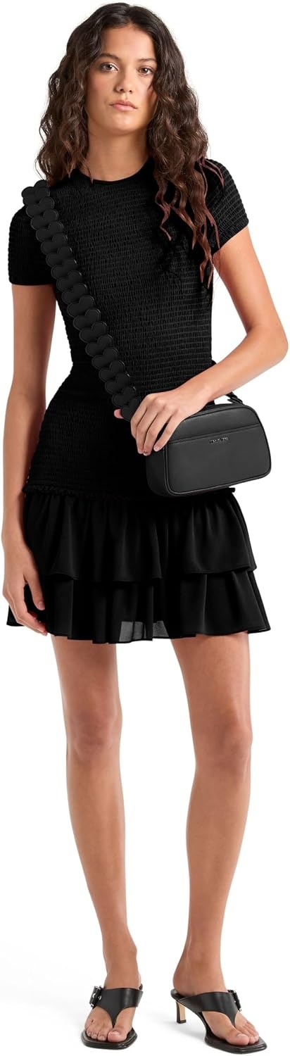 image:imageMichael Kors Womens Smock Mini DressBlack