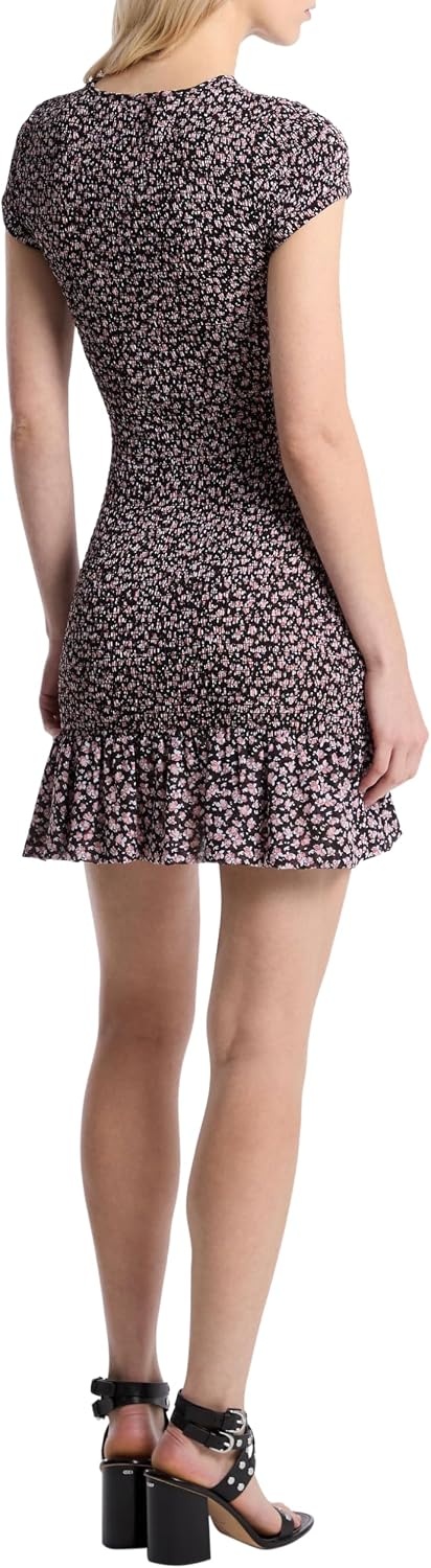 image:imageMichael Kors Womens Smocked Mini DressDusty Rose