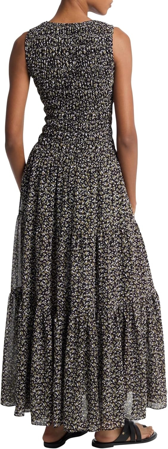 image:imageMichael Kors Womens Smocked Tank DressEvergreen
