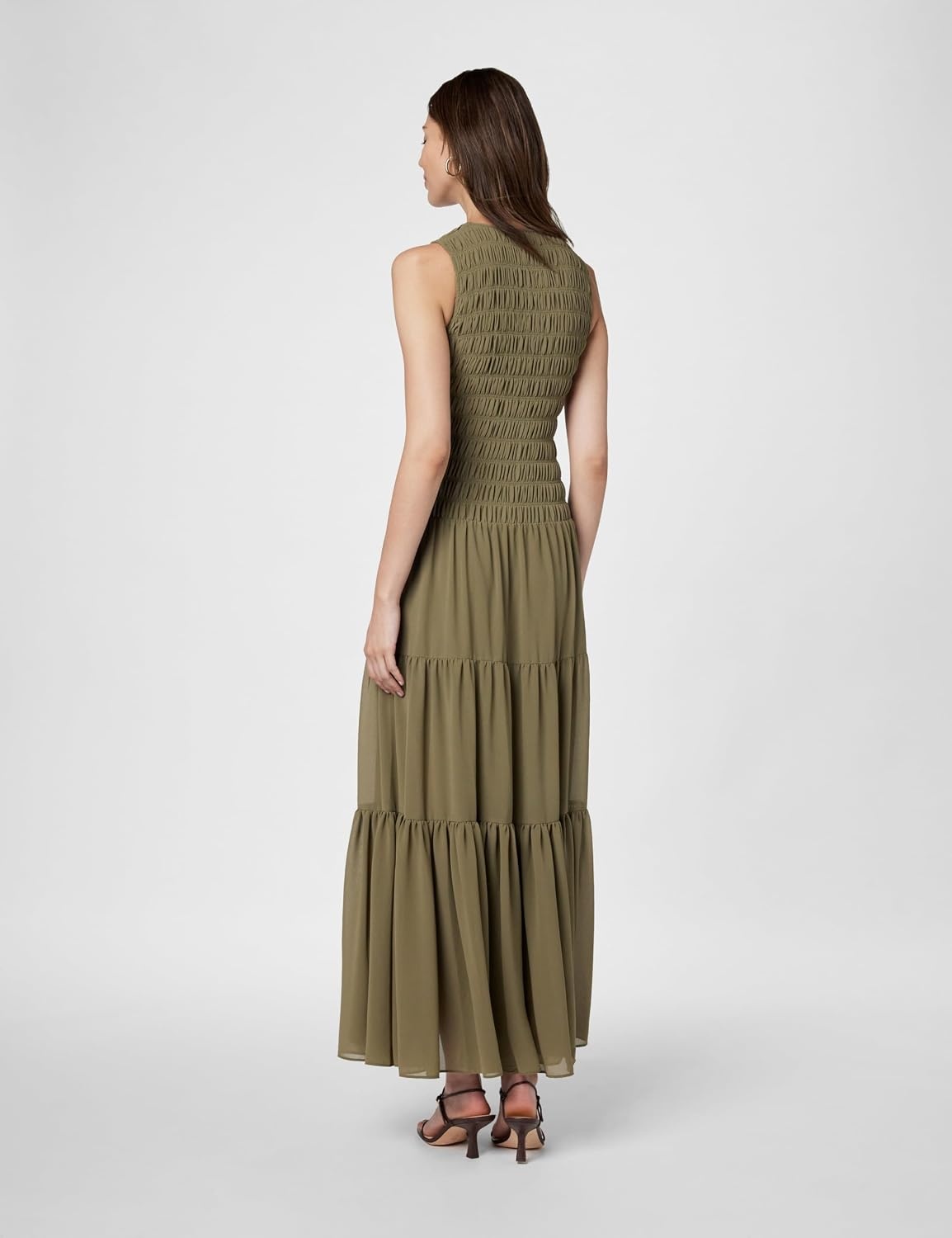 image:imageMichael Kors Womens Smocked Tank DressSafari Green