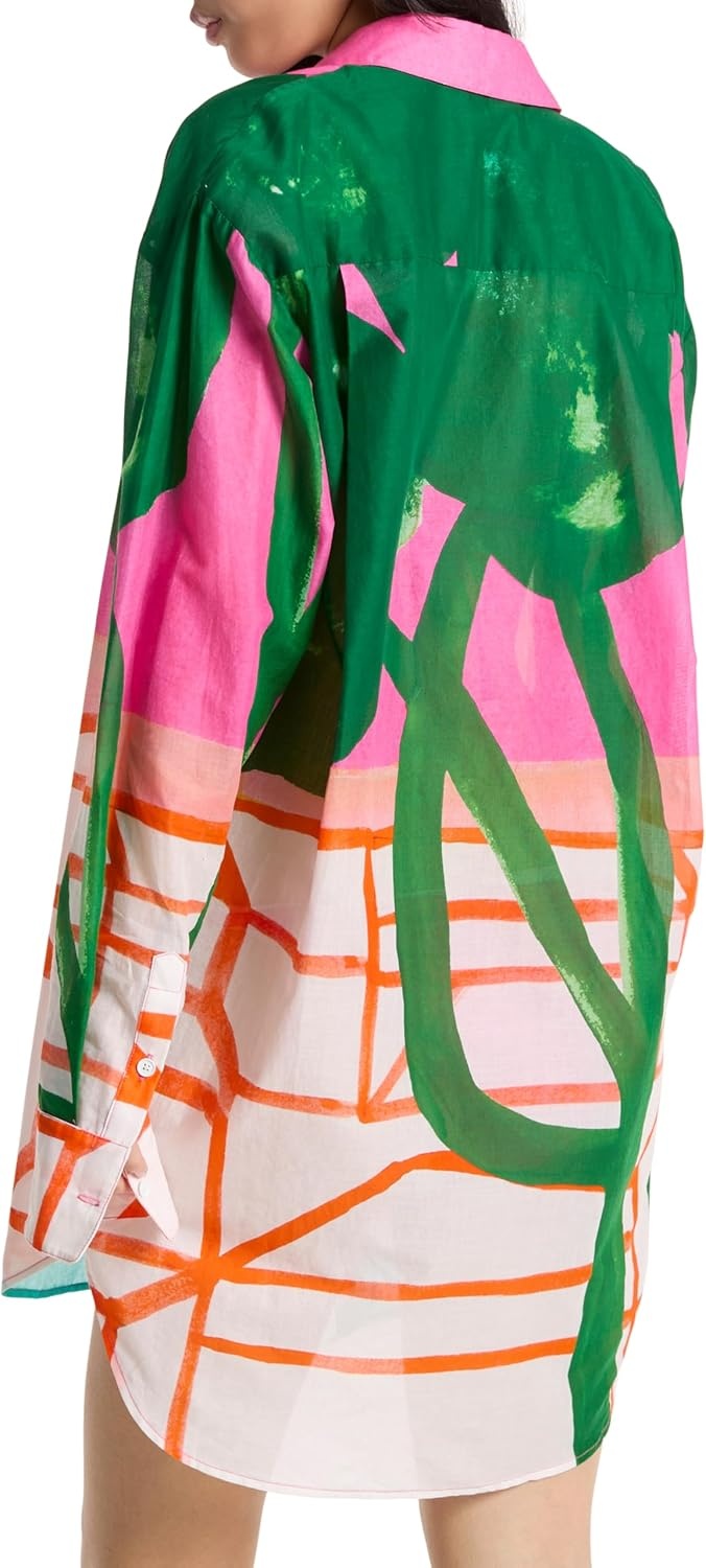 image:imageMichael Kors Womens St Tropez Shirt DressWhite
