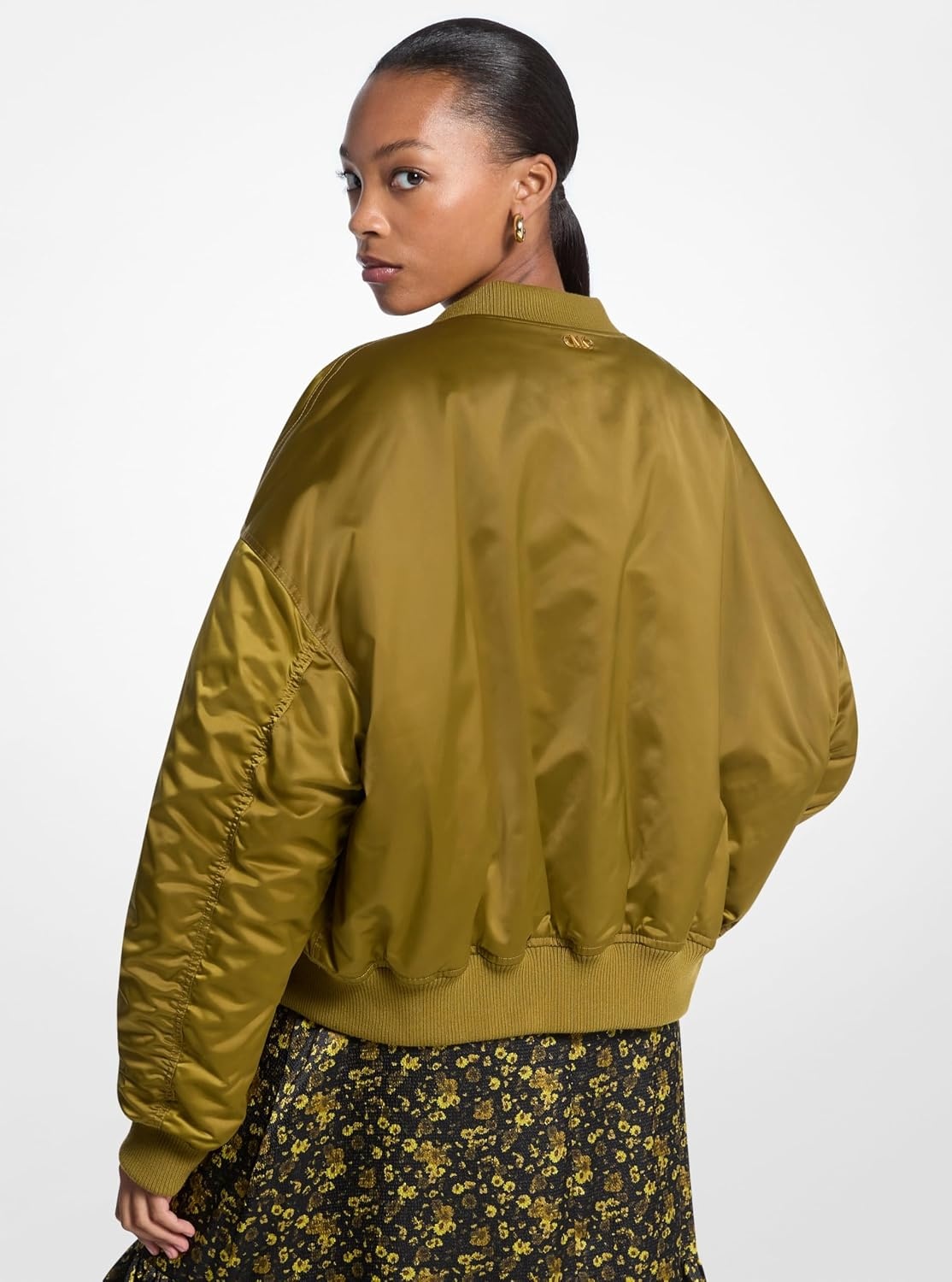 image:imageMichael Kors Womens Zip Front Filled BomberPistachio
