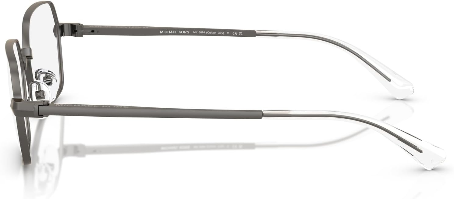 image:imageMichael Kors mens Mk3094 Culver City Square Prescription Eyewear FramesMatte GunmetalDemo Lens
