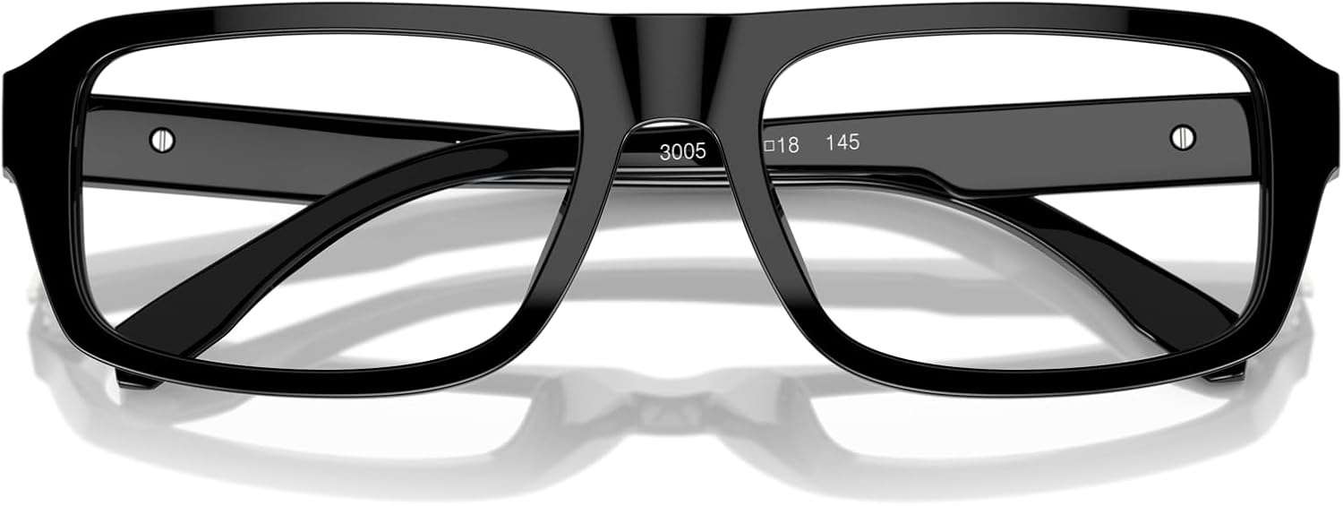 image:imageMichael Kors mens Mk4122u Rioja Universal Fit Rectangular Prescription Eyewear FramesBlackDemo Lens