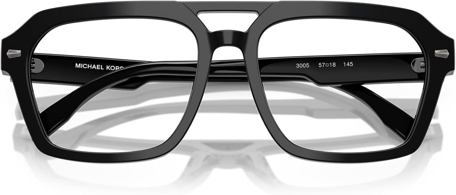 image:imageMichael Kors mens Mk4126 Seaview Aviator Prescription Eyewear FramesBlackDemo Lens