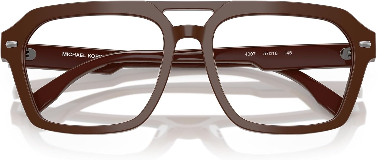 image:imageMichael Kors mens Mk4126 Seaview Aviator Prescription Eyewear FramesNutmeg SolidDemo Lens