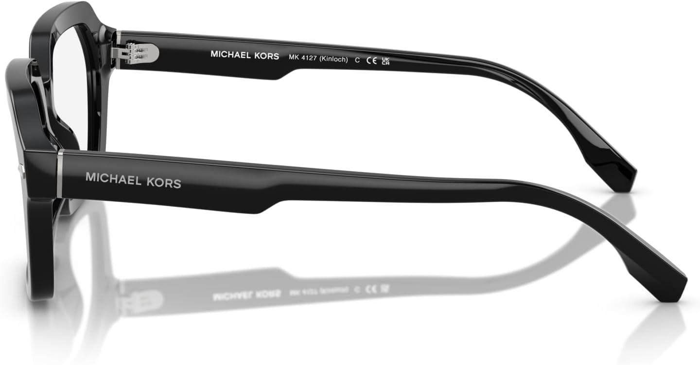 image:imageMichael Kors mens Mk4127 Kinloch Rectangular Prescription Eyewear FramesBlackDemo Lens