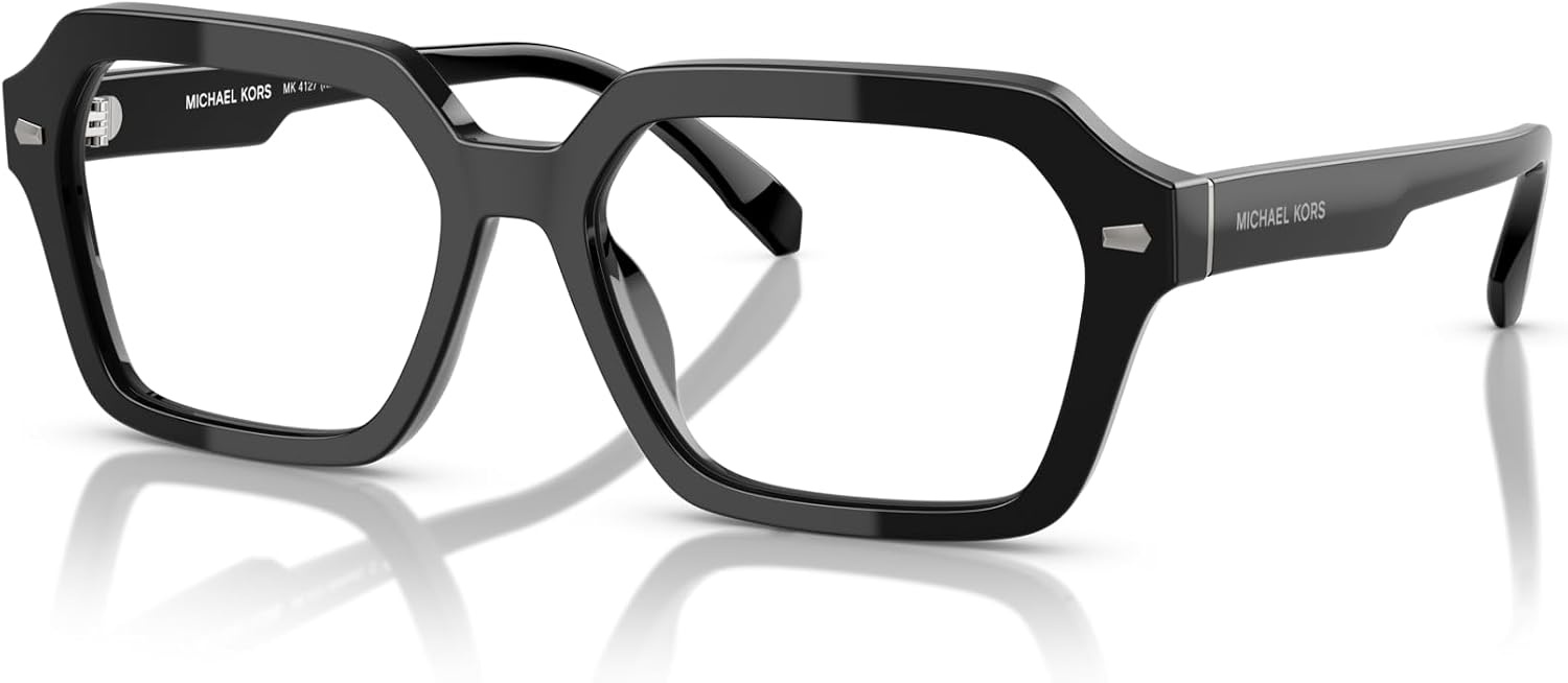 image:imageMichael Kors mens Mk4127 Kinloch Rectangular Prescription Eyewear FramesBlackDemo Lens