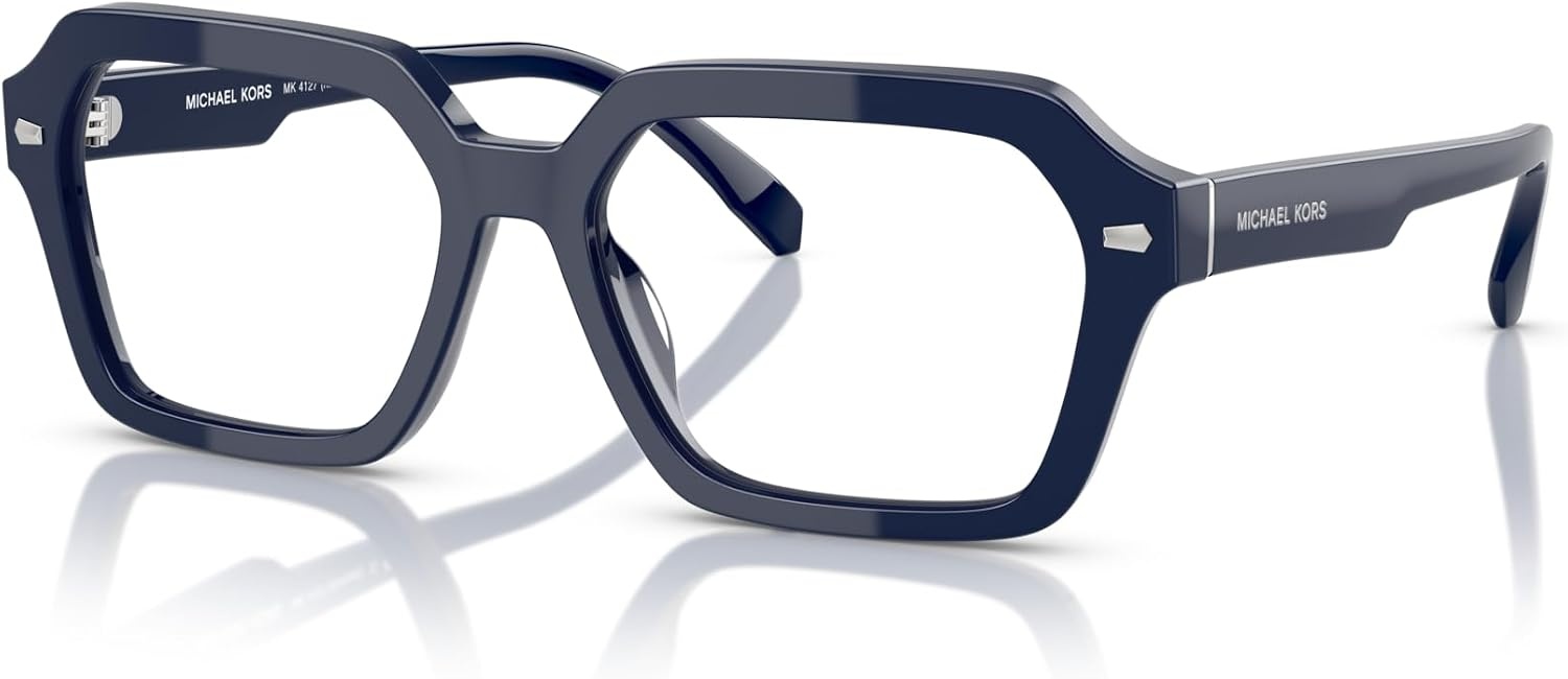 image:imageMichael Kors mens Mk4127 Kinloch Rectangular Prescription Eyewear FramesNavy SolidDemo Lens