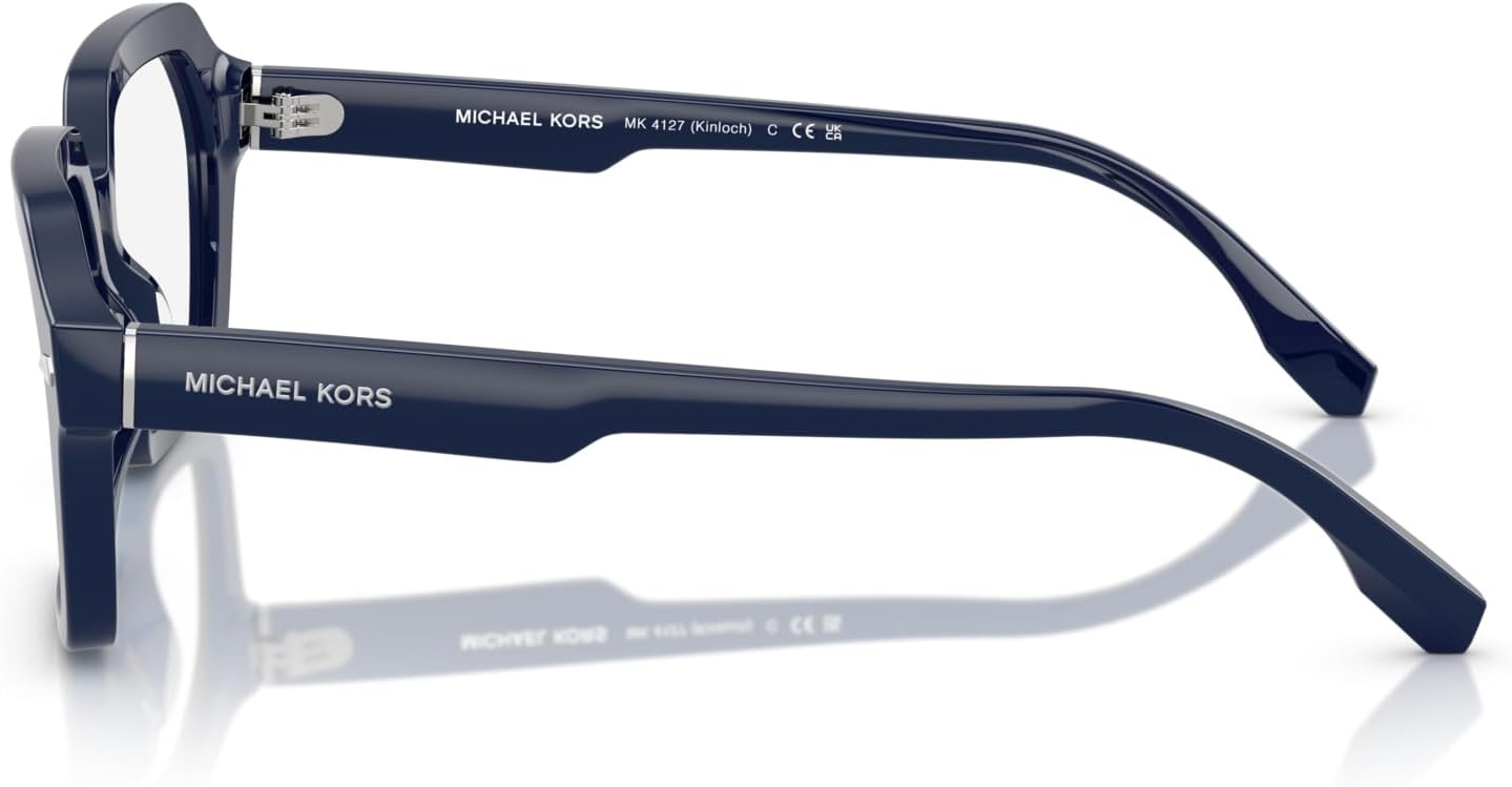 image:imageMichael Kors mens Mk4127 Kinloch Rectangular Prescription Eyewear FramesNavy SolidDemo Lens