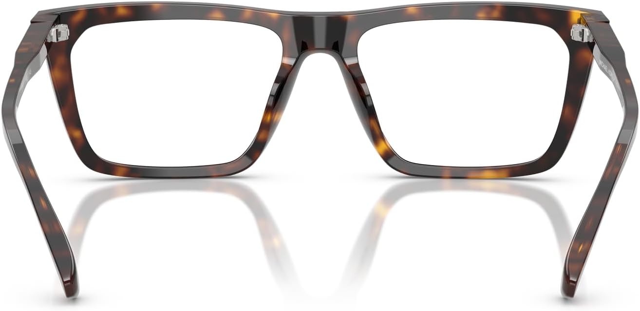 image:imageMichael Kors mens Mk4157u Echo Park Universal Fit Rectangular Prescription Eyewear FramesDark TortoiseDemo Lens