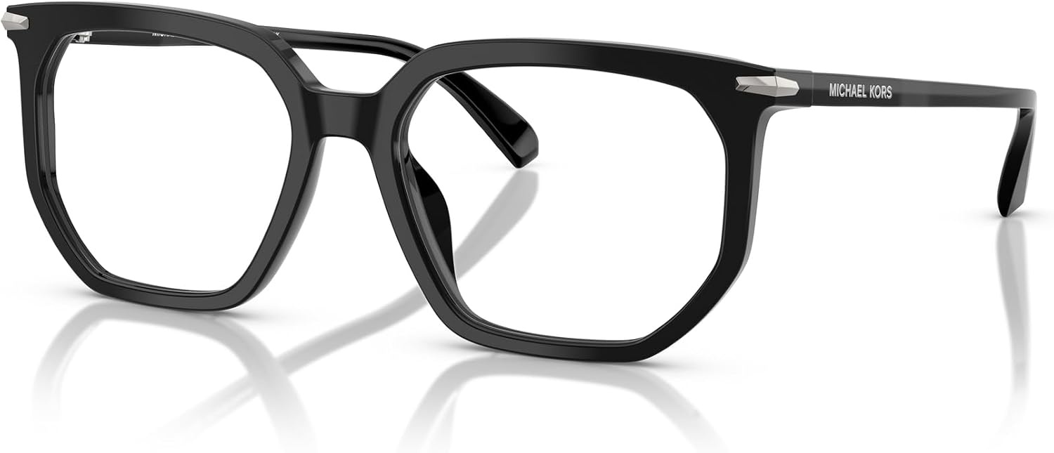image:imageMichael Kors mens Mk4158u Sequoia Universal Fit Square Prescription Eyewear FramesBlackDemo Lens